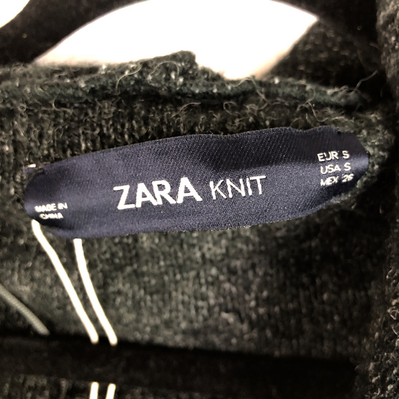 Zara Double Breasted Over Size Hooded Cardigan - Picture 8 of 8